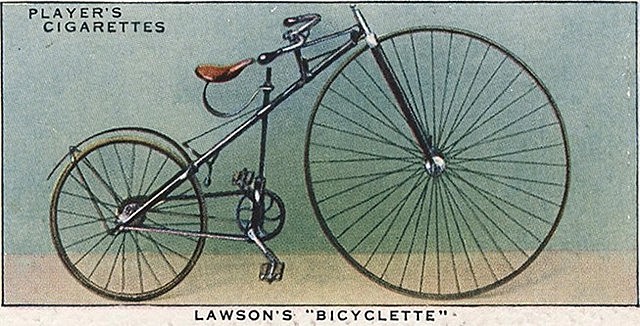 bicyclette à pneu 1885 dunlop