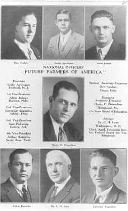 1928 Future Farmers of America is established in Kansas City, Mo.