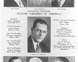 1928 - Future Farmers of America is established in Kansas City, Mo.