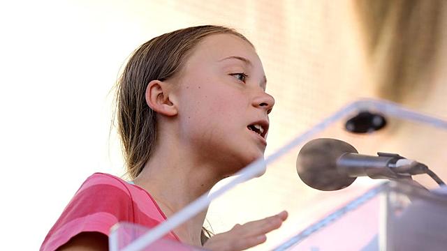 Greta Thunberg discurs canvi climátic (Social)