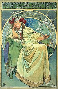 PRINCESS HYACINTH de Alphonse Mucha