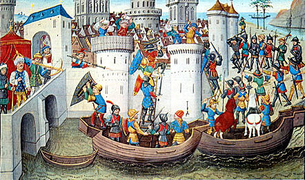 Sac de Constantinople par les croisés