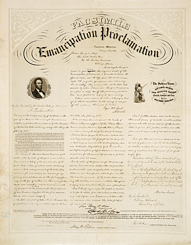 The Signing of the Emancipation Proclamation