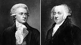 Presidents Thomas Jefferson and John Adams pass away