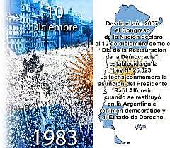 "Día de la restauración de la democracia"