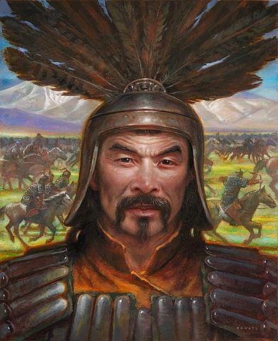 Genghis Khan invades Northern China