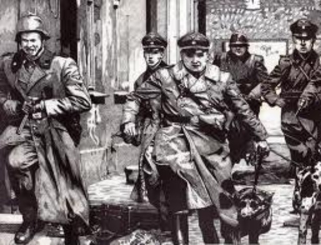 Twenty one former SS-Einsatz leaders go on trial before a U.S. Military Tribunal in Nuremberg. Fourteen are sentenced to death, with only 4 (the group commanders) actually being executed - the other death sentences having been commuted.