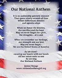 National Anthem is written