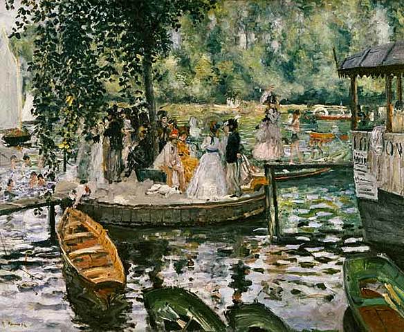 La Grenouillere por Pierre-Auguste Renoir