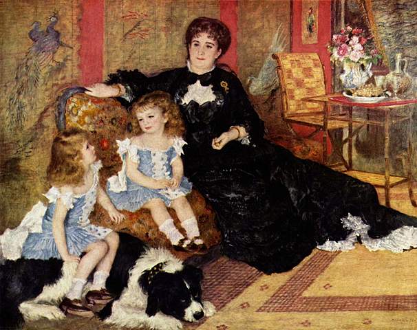 La señora de Georges Charpentier y sus hijos por Pierre-Auguste Renoir