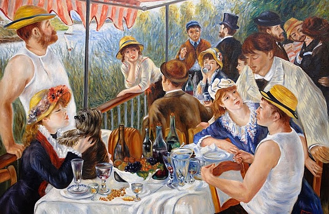 El Almuerzo de los Remeros por Pierre-Auguste Renoir