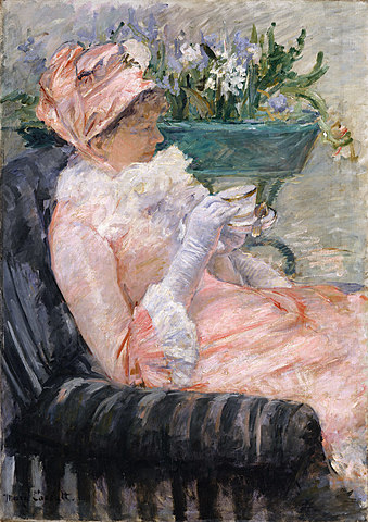 The Cup of Tea por Mary Cassatt