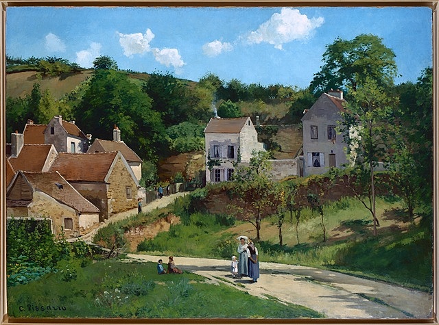 L’ Hermitage Pontoise Por Camille Pissarro