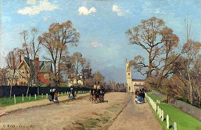 La Avenida Sydenham por Camille Pissarro