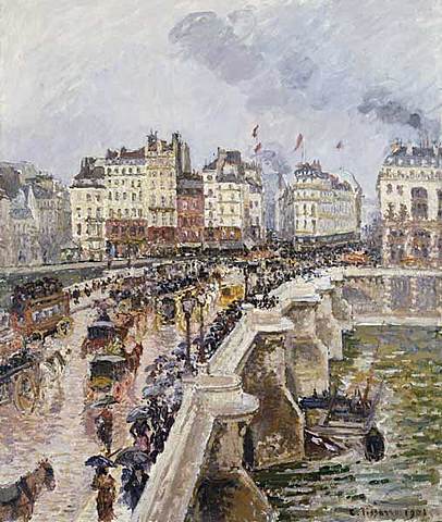 Pont Neuf por Camille Pissarro