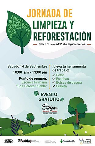 Realización de “Jornada de limpieza y reforestación”