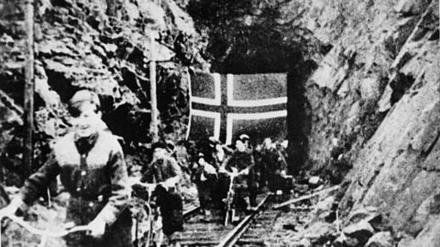 Norges første by blir frigjort