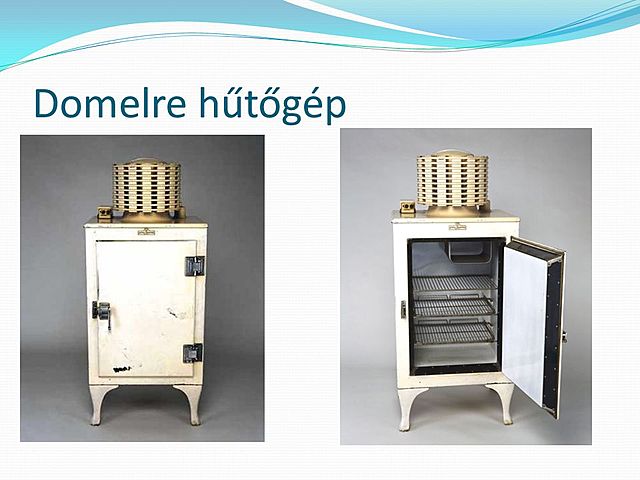 Az első háztartási hűtőgép piacradobása