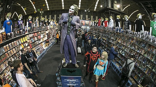 Vaig anar al saló del comic per primera vegada I desde aquell any sempre anem