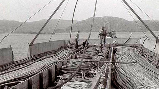 Cable submarino transatlántico intercontinental