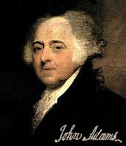 john adams is elected president