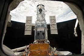 launch of the Hubble space telescope