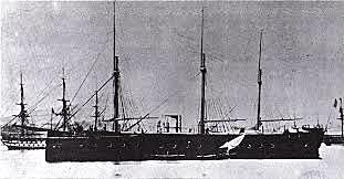 Iron-clad warship