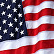 Nylon american flag closeup