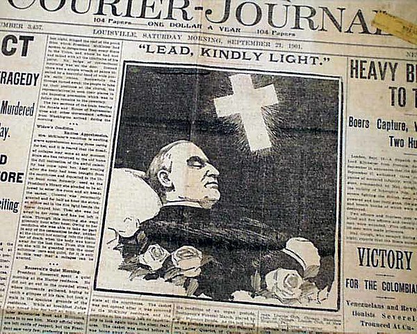 Named President when McKinley is assassinated