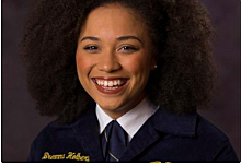2017 - Breanna Holbert from California is the first African-American female to be elected national FFA president.