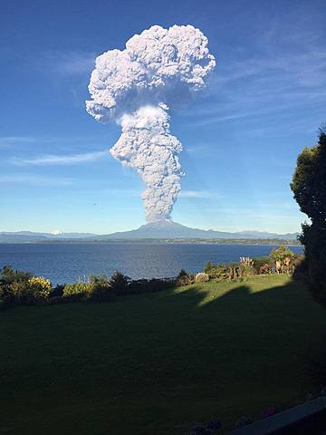 Erupció del volcà calbuco (fet climàtic)
