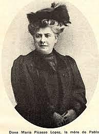 Muerte de la madre de Picasso.