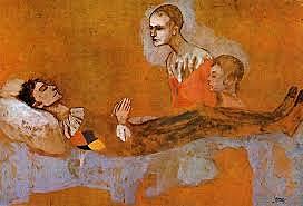 Picasso pinta su primera pintura al óleo.