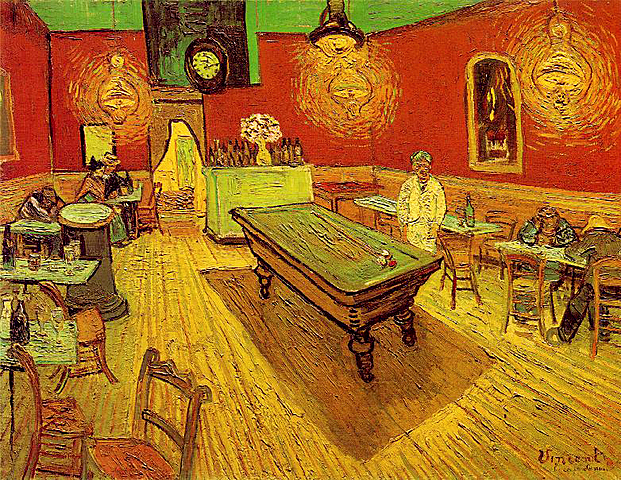 El Café de Noche, por Vincent Van Gogh