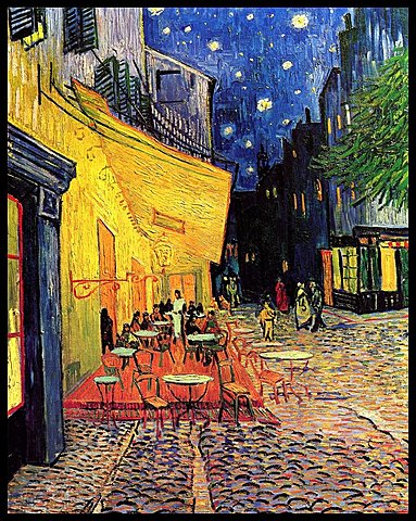Terraza de Café por la Noche por Vincent Van Gogh