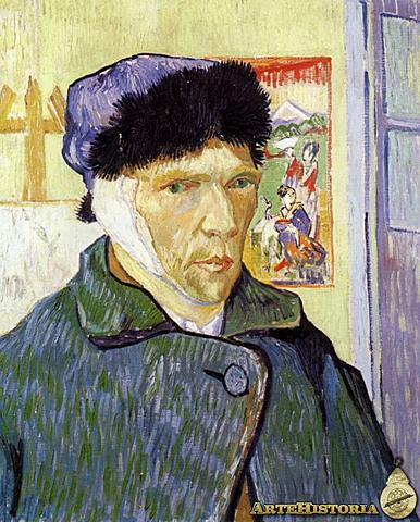 Autorretrato de Vincent Van Gogh con la Oreja Vendada
