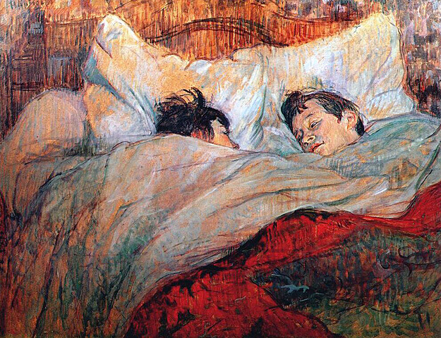 In Bed Por Henri de Toulouse-Lautrec