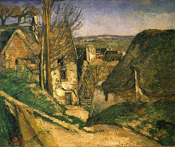 La casa del ahorcado en Auvers-Sur-Oise Por Paul Cézanne