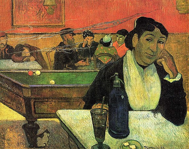 Café de Noche de Arles Por Paul Gauguin
