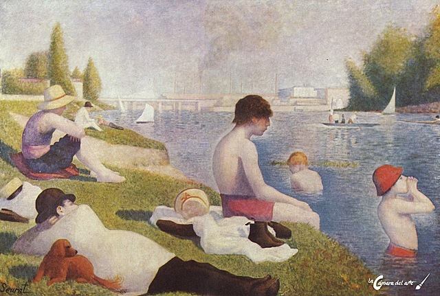 Un Baño en Asnieres Por Georges Pierre Seurat