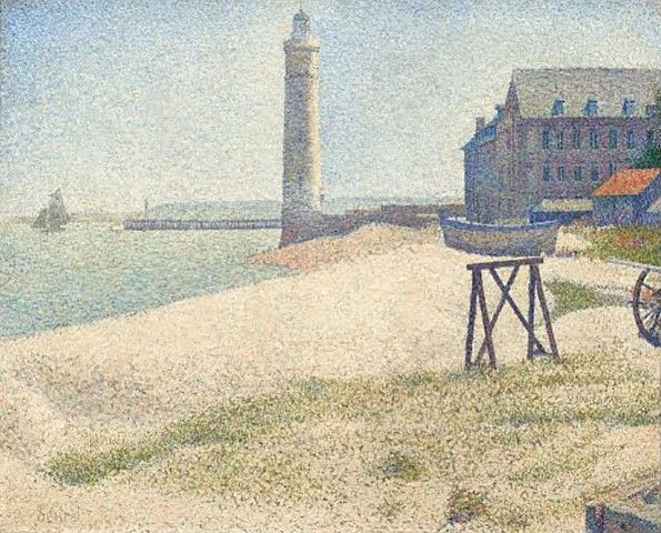 The Lighthouse at Houfleur Por Georges Pierre Seurat