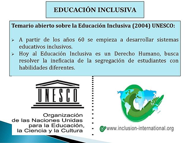TEMARIO ABIERTO SOBRE EDUCACIÓN INCLUSIVA