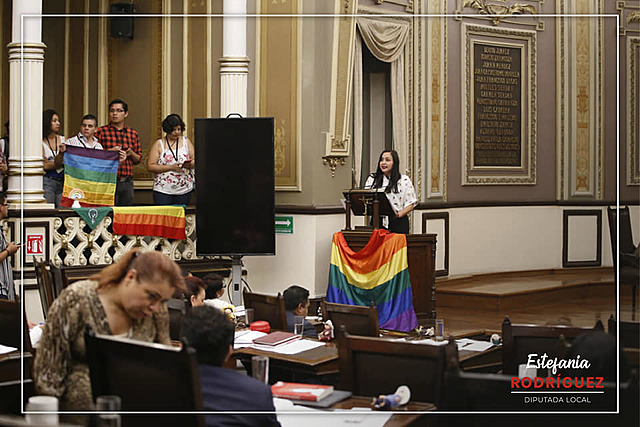 Pronunciamiento a favor de “ Día Estatal de la Lucha contra la Homofobia, la Transfobia y la Bifobia”.