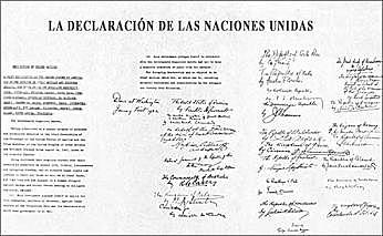 Carta Fundacional de las Naciones Unidas y acuñación del término