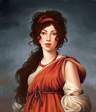 Grecian women began wearing makeup