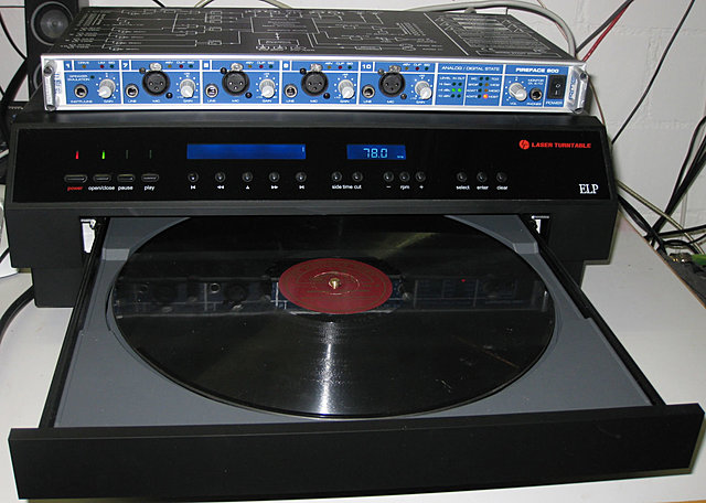 Laser turntable