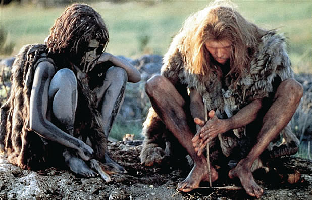 Os humanos descobrem o fogo