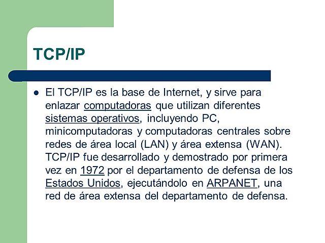 Se desarrolla el protocolo de Internet TCP/IP 4ªG.
