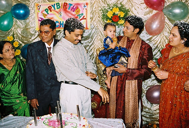 Celebré mi primer cumpleaños.