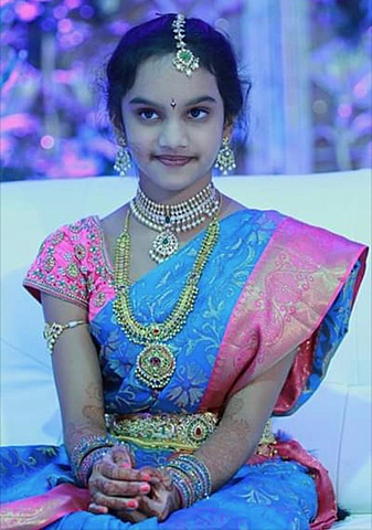 My hermana y yo tuvimos nos función de saree.